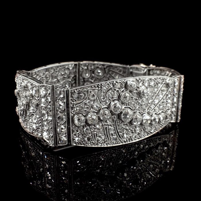 Art Déco Diamant Armband Frankreich um 1920