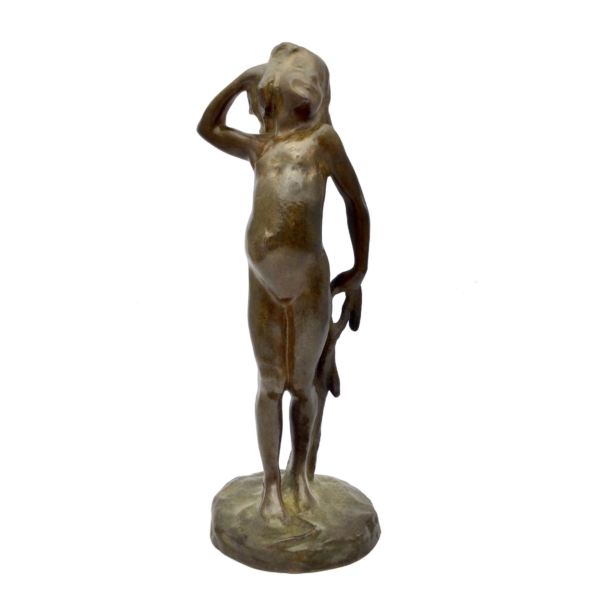 Bernhard Hoetger Bronze L‘ enfant Paris 1901